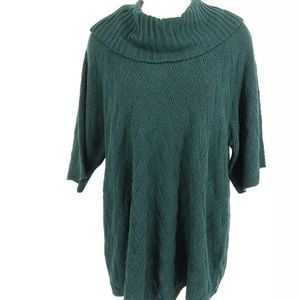 Avenue | Women’s Sweater 18 20 Teal Herringbone